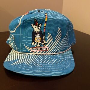 Vintage Bud Light Snapback w/ Rope